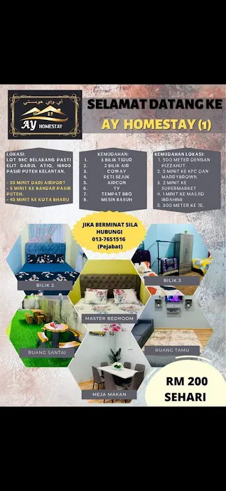 AY HOME STAY PASIR PUTEH Picture 1